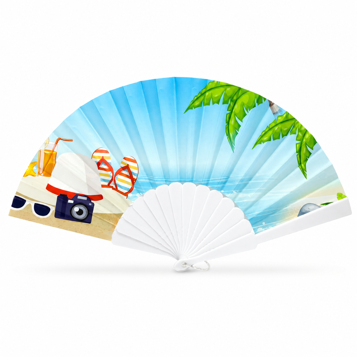 Aesthetic Folding Hand Fan – Available in Different Designs ✨🩷