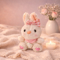 Soft baby bunny plush from Givana's Baby Bunny Bliss collection, featuring adorable bunny with pastel colors and plush fabric.