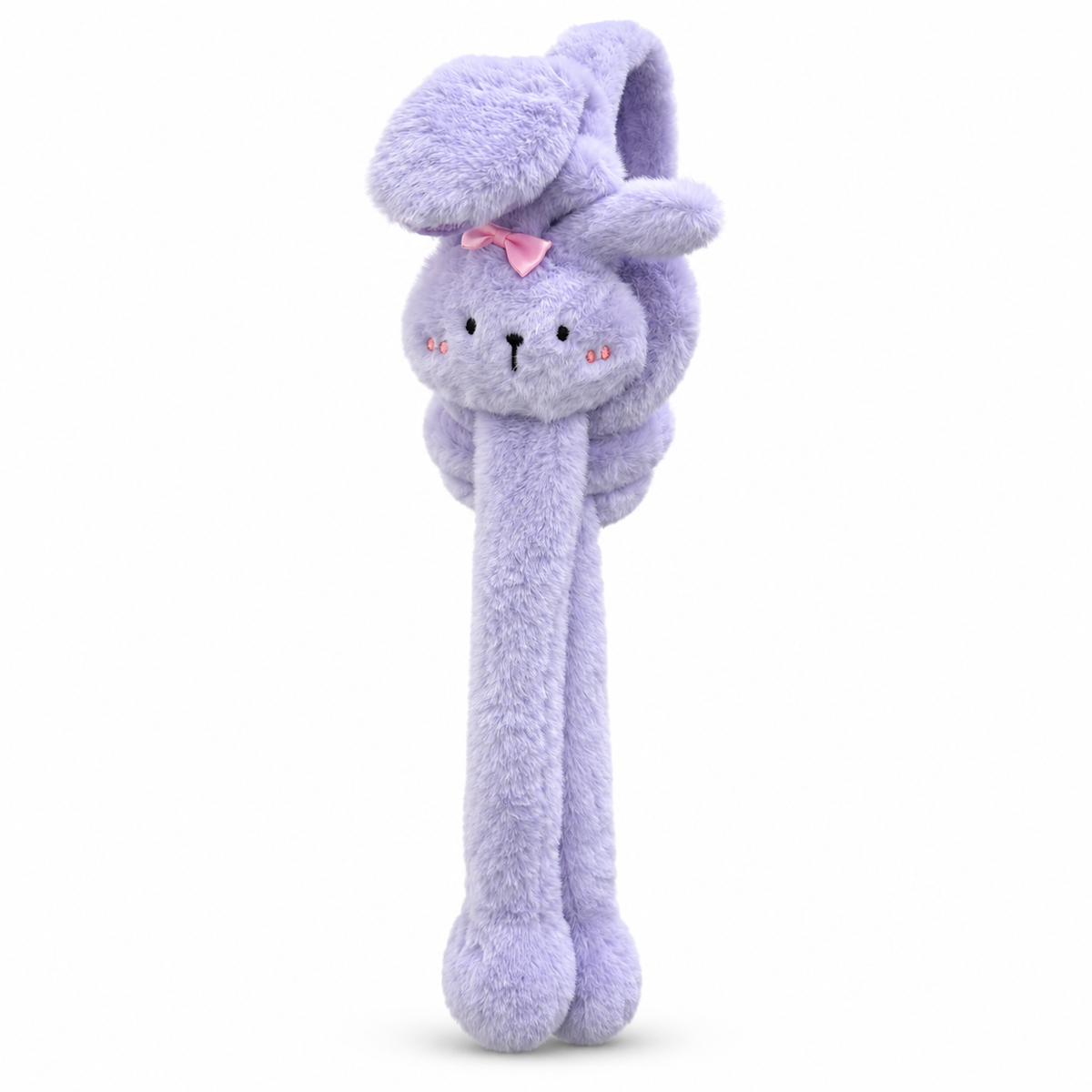 Bunny Moving Ears Plush Earmuffs – 4 Colors