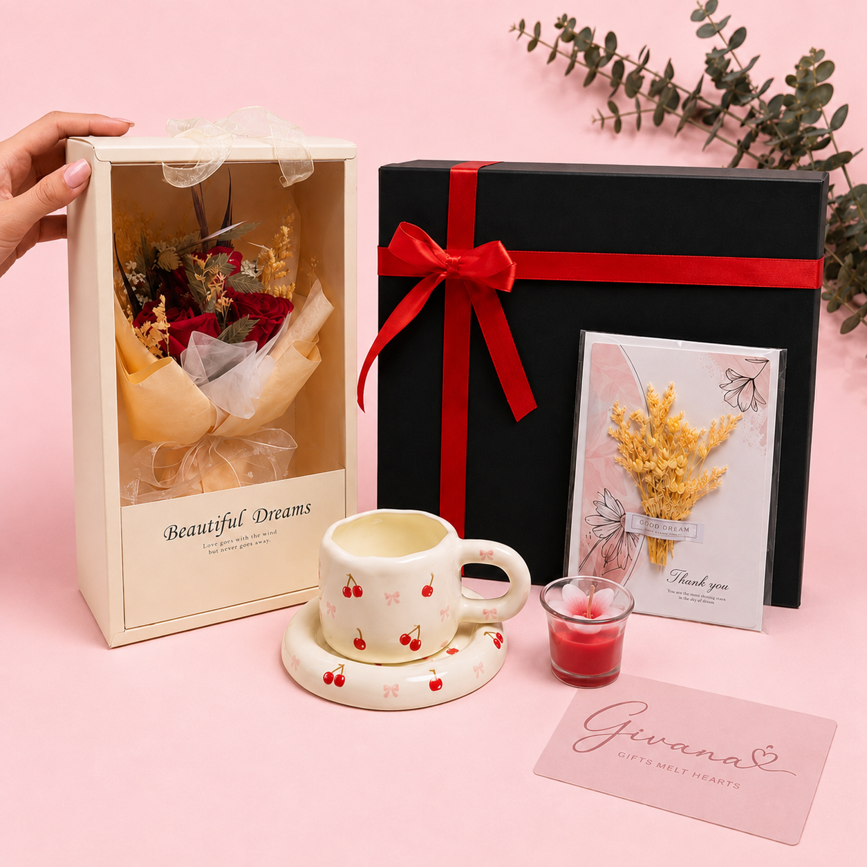 Givana Dream Collection | Crimson Dream | 4 Gifts Inside 🍒♥️