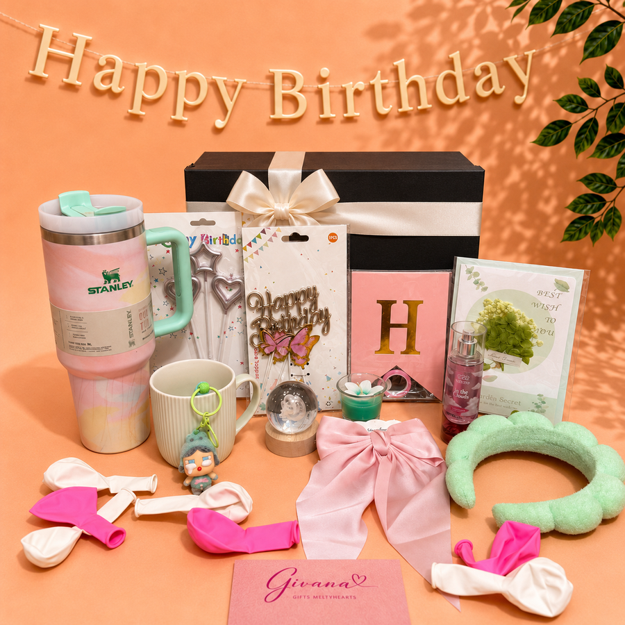 Pink Birthday Mega Gift Box | ✨ (13 Gifts Inside)✨
