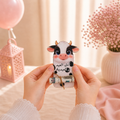 Eidiya Surprise Card – Cute cow Edition 🖤🐮