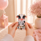 Eidiya Surprise Card – Cute cow Edition 🖤🐮