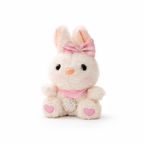 Cute baby bunny plush toy from Givana's Baby Bunny Bliss collection with soft fur and adorable features.