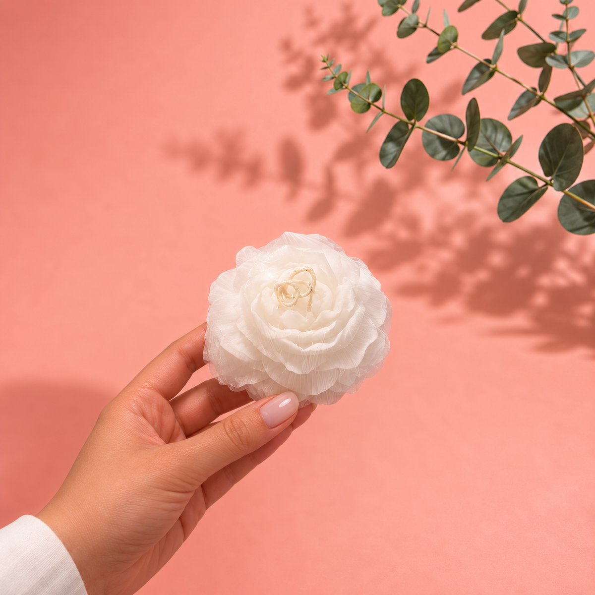 White Rose Candle – Victoria’s Secret Scent 🤍