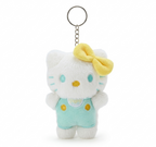 Givana Hello Kitty plush keychain featuring a soft, cute pink plush with a detailed Hello Kitty face and bow accessory.