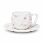 Mini Shein Edition Coffee Cup & Saucer ☕🎀
