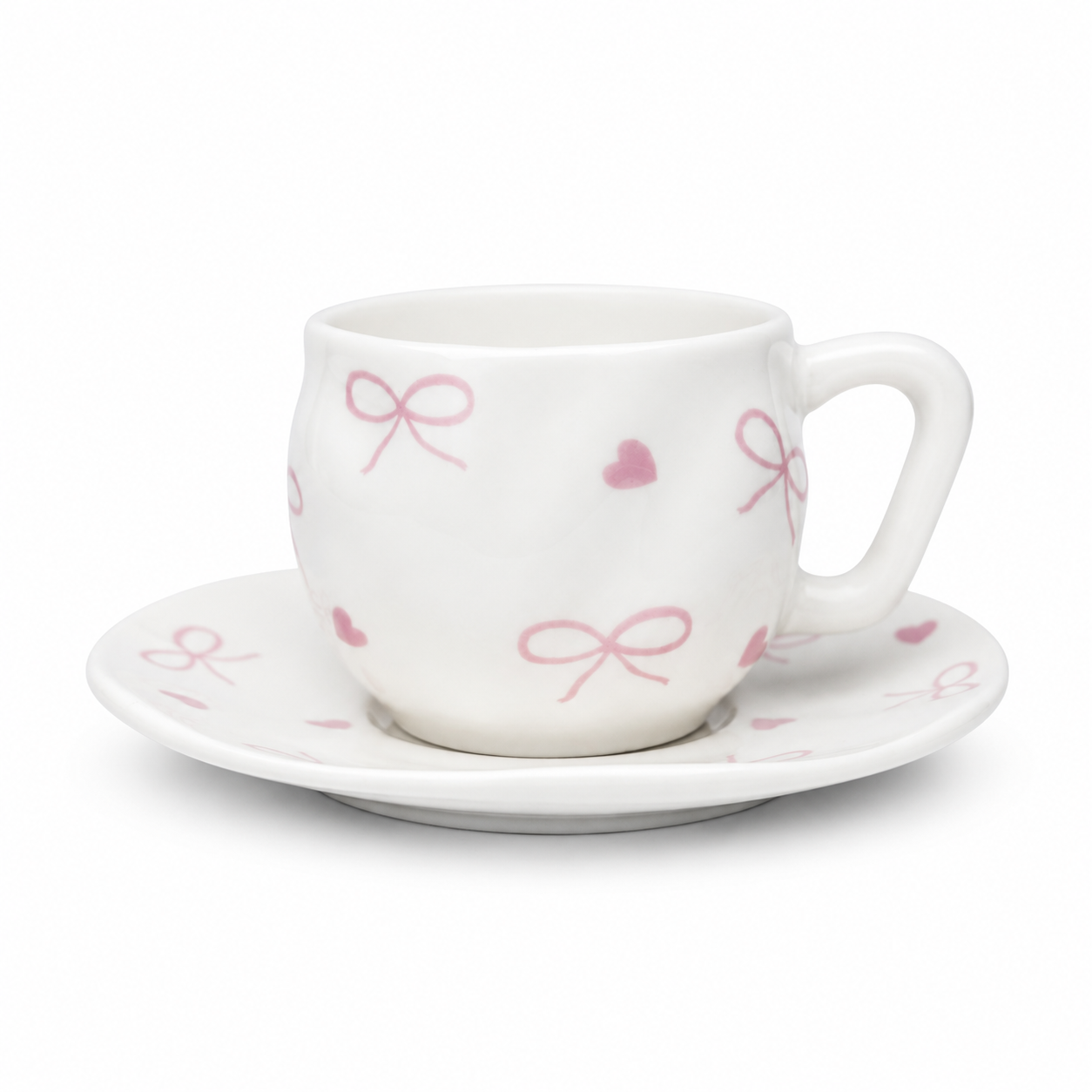 Mini Shein Edition Coffee Cup & Saucer ☕🎀