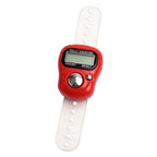 Givana Digital Tasbih Finger Counter showing a sleek black device with digital display and multiple buttons for counting prayers