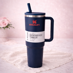 Givana Stanley Navy Elite no-spill tumbler mug with leakproof lid, navy blue color, made of durable, premium-quality material
