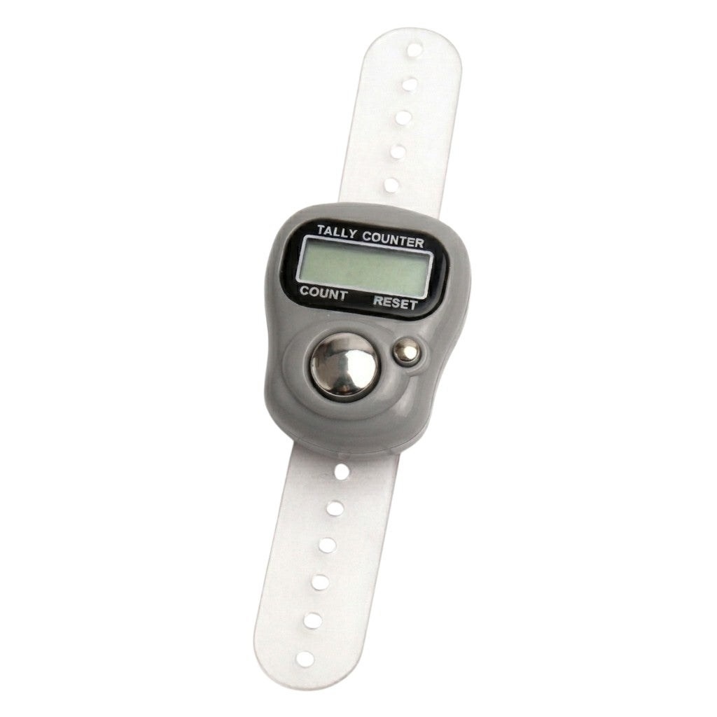 Givana digital tasbih finger counter showing a close-up of the device with numbered buttons on a white background.