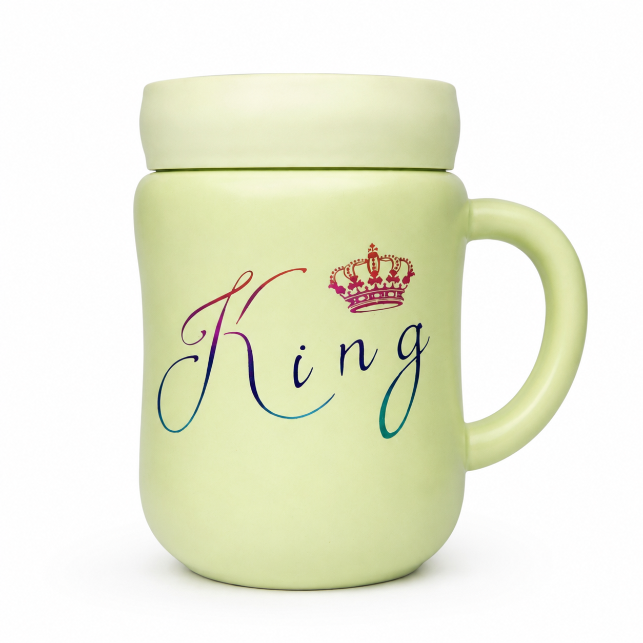 King Mirror Lid Mug ✨👑