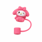 Sweet Bunny Straw Topper – Stanley Mug Accessory – Pink Edition 🩷✨