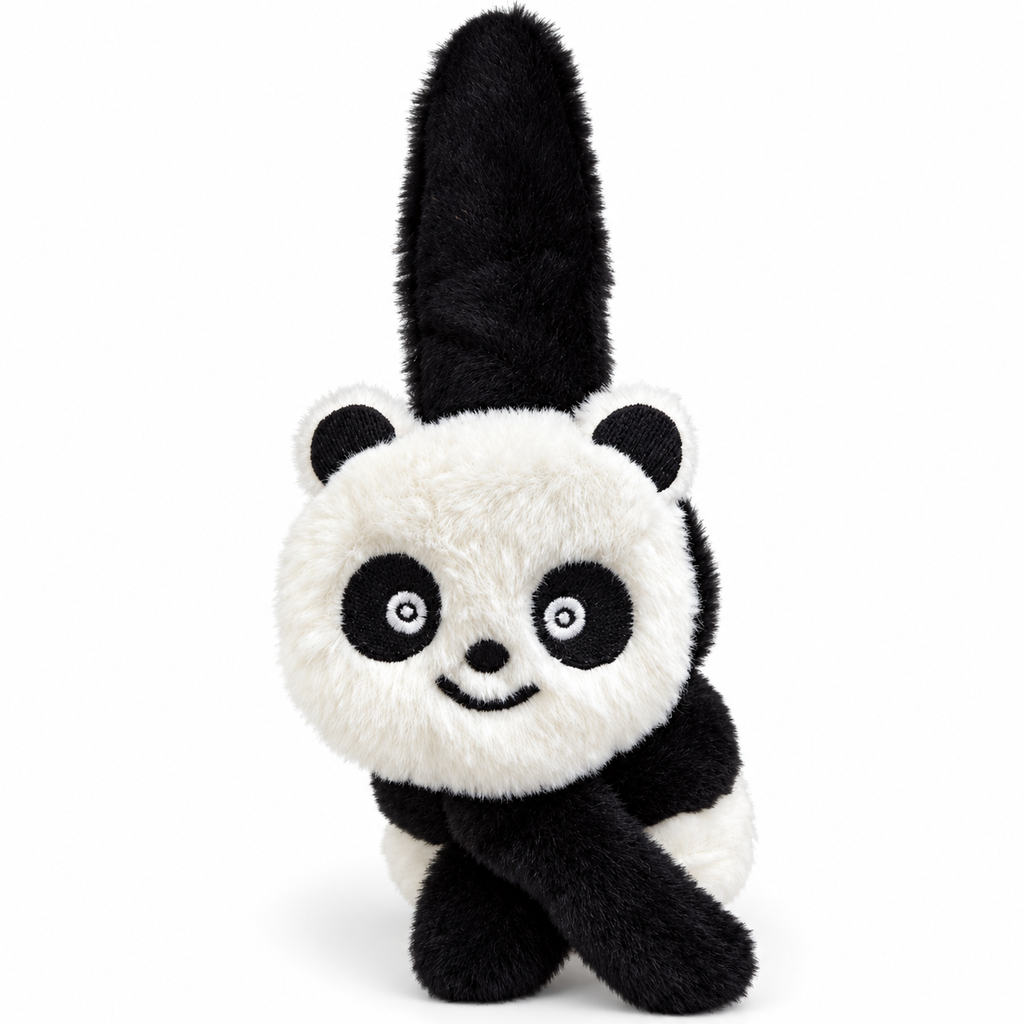 Panda Moving Ears Plush Earmuffs
