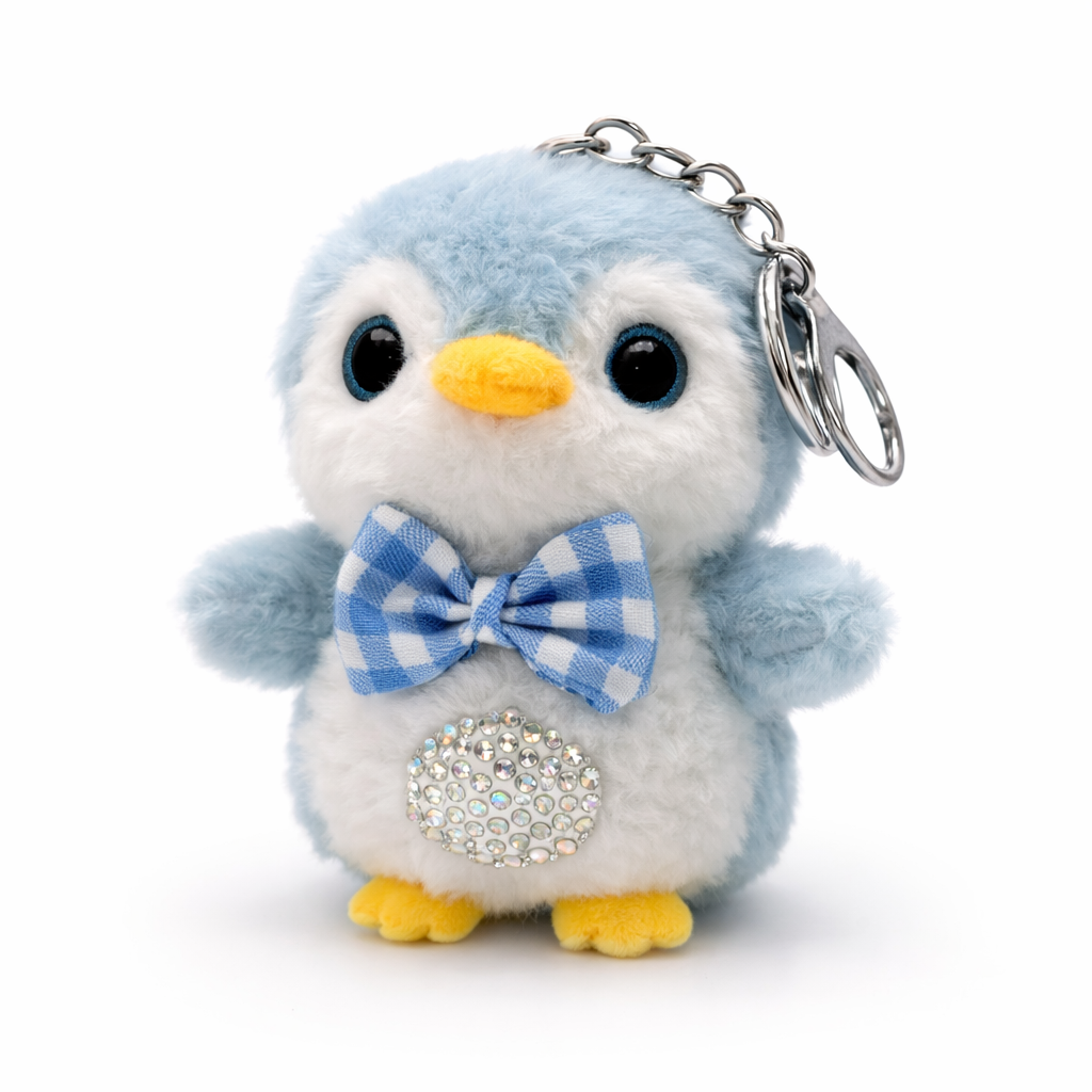 Givana Cuddle Penguin Squad plush toy in four adorable colors, featuring soft, cuddly penguin characters with cute facial expressions.
