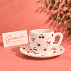 كوب قهوة وصحن ميني شي إن ☕🎀