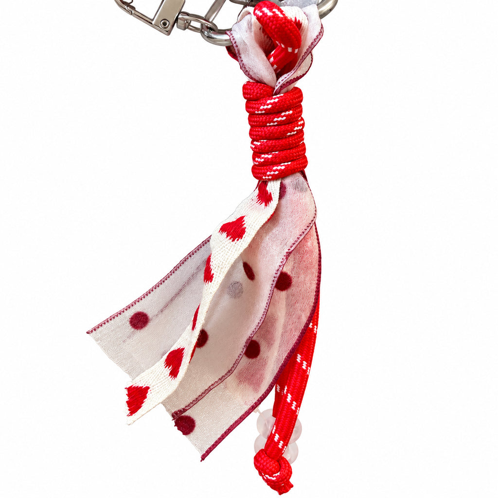 Sweetheart Cherry Plush Bag Charm & Keychain