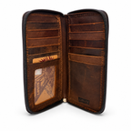 Levi’s Long Zip Wallet – Brown