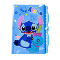 Givana A5 notebook featuring a colorful Stitch design on the cover, open to show blank pages inside.