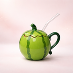 Givana Melon Mood Mug with a colorful, whimsical melon design and cheerful facial expression, perfect for enjoying beverages.