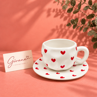 كوب وطبق شي إن🍒 - ✨ مجموعة تصميمات متعددة ✨