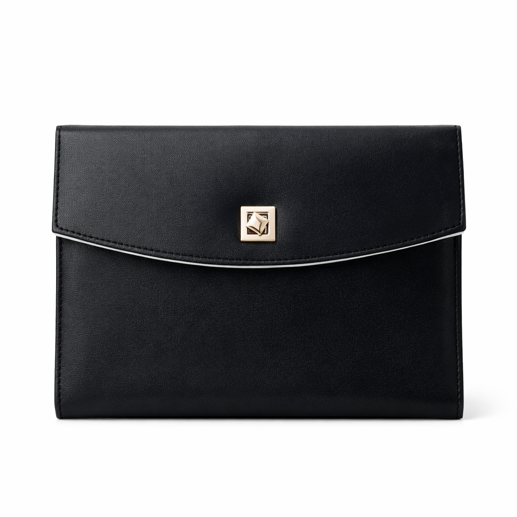 Givana professional leather executive organizer notebook with multiple compartments and a sleek design for business use