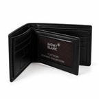 Montblanc Black Crocodile Embossed Bifold Wallet