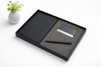 Givana 27-inch laptop with sleek silver design, keyboard, and screen displaying a modern digital interface.