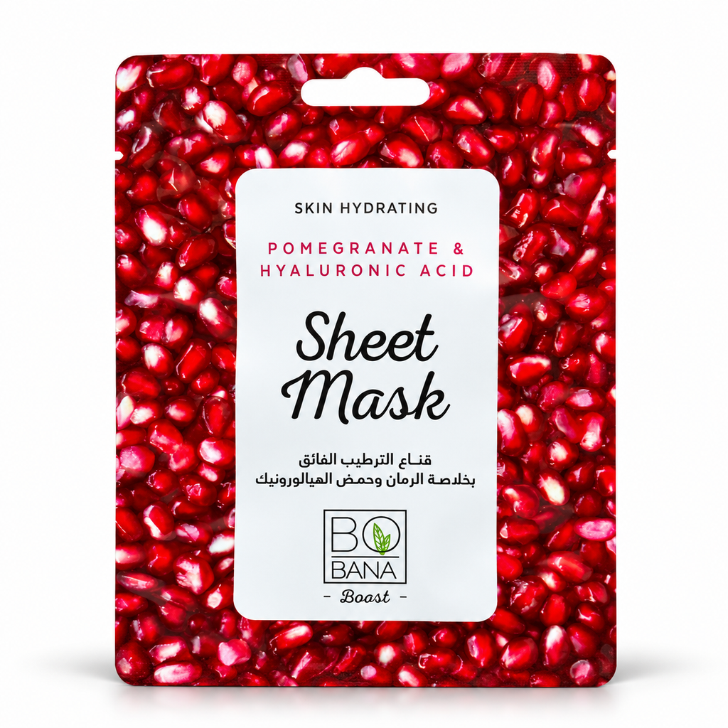 Bobana Boost Pomegranate & Hyaluronic Acid Sheet Mask