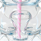 Cute Bear Strawberry Tumbler with Straw