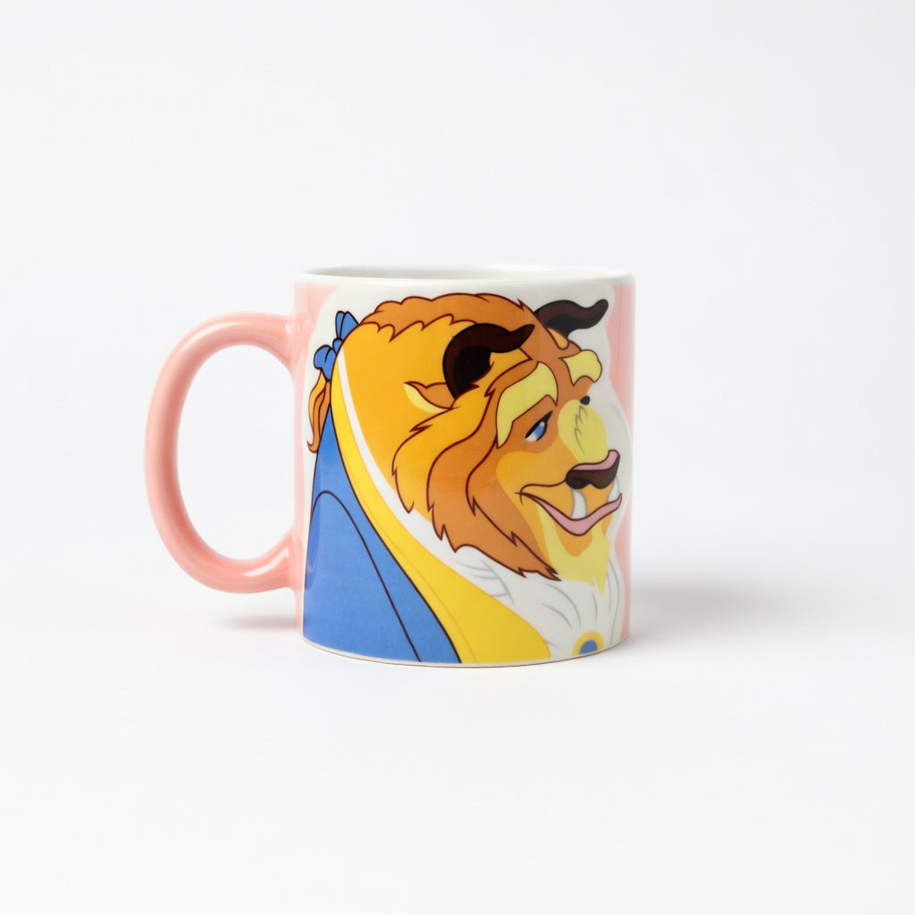 Beauty & The Beast — Pink Mug for Couples 🩷✨