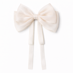 Givana chiffon bow hair clip in soft pastel colors, featuring a delicate design for stylish hair accessories.