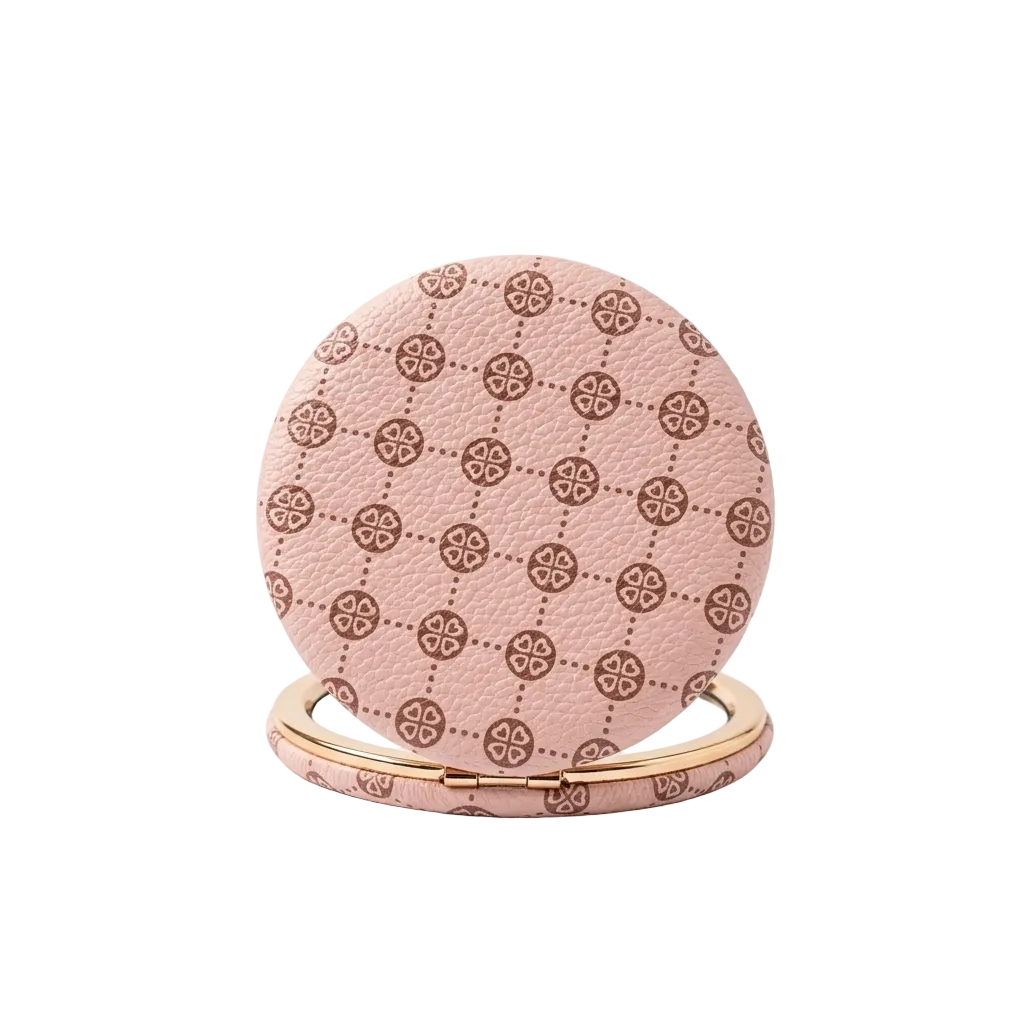 Givana luxury double-sided pocket mirror with elegant design, featuring a reflective surface on both sides for versatile use.