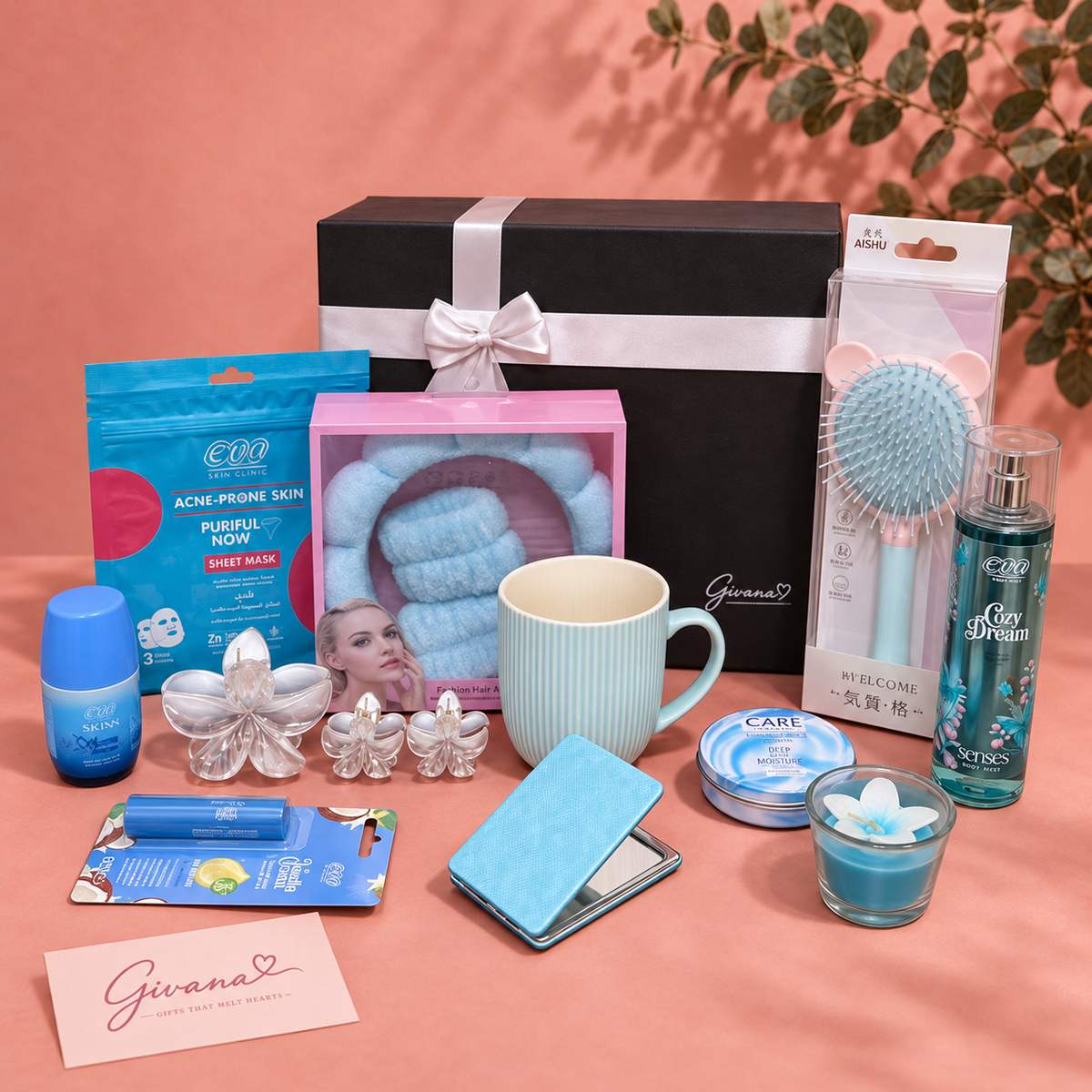 Me Time | Cozy Blue Gift Box – 11 Gifts Inside