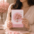 Pink Blush Bloom Greeting Card 💞