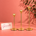 Luxury Gold Diamond Candle Holders – 3 Sizes