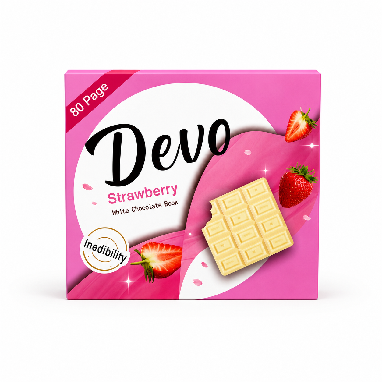 Devo White Chocolate Scented Notebook – 🍫🤍