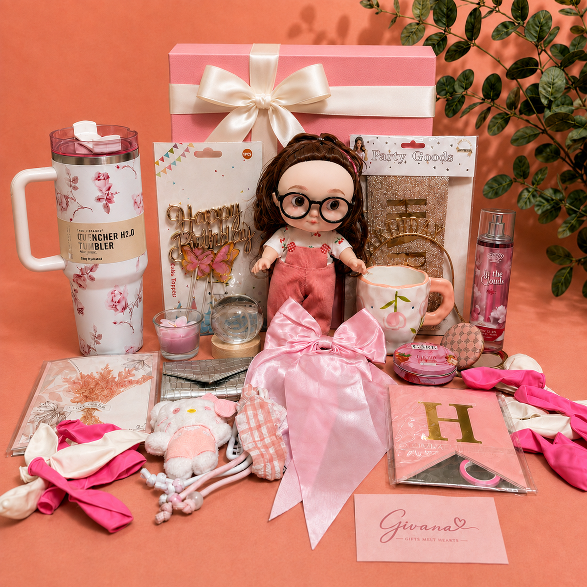 Pink Birthday Mega Gift Box | ✨ (16 Gifts Inside)✨