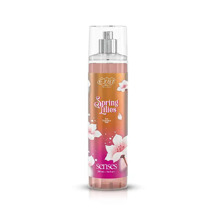EVA SKIN CARE SENSES BODY SPLASH SPRING LILIES 240ML - Givana