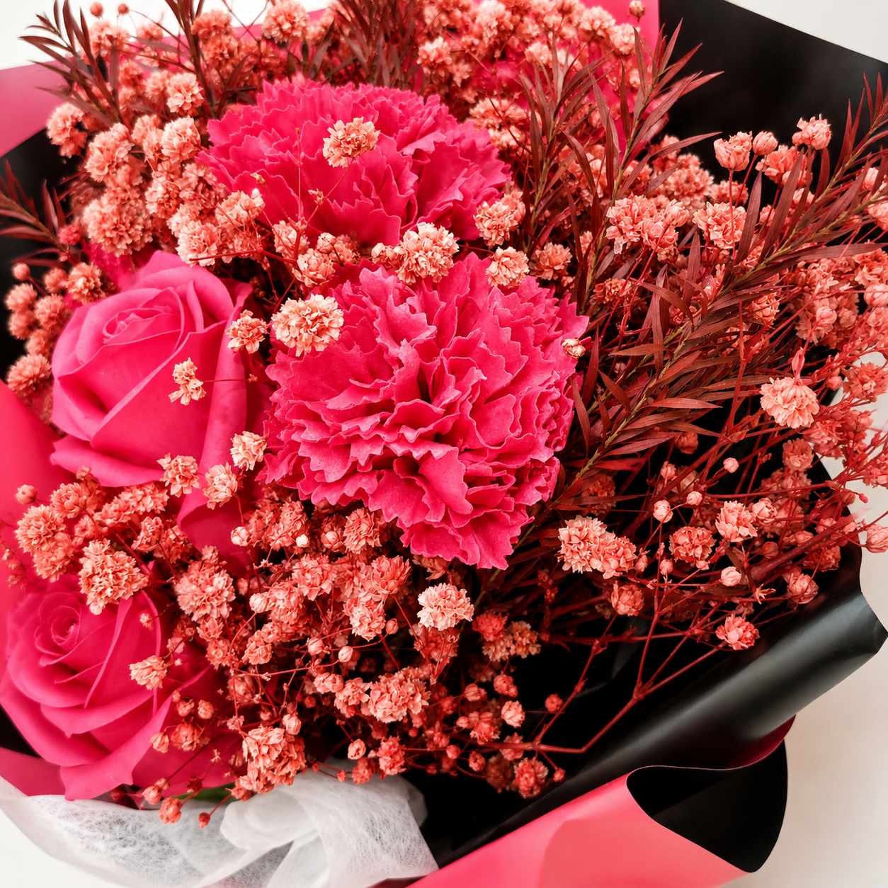 Midnight Red Luxury Bloom Box🌹🖤