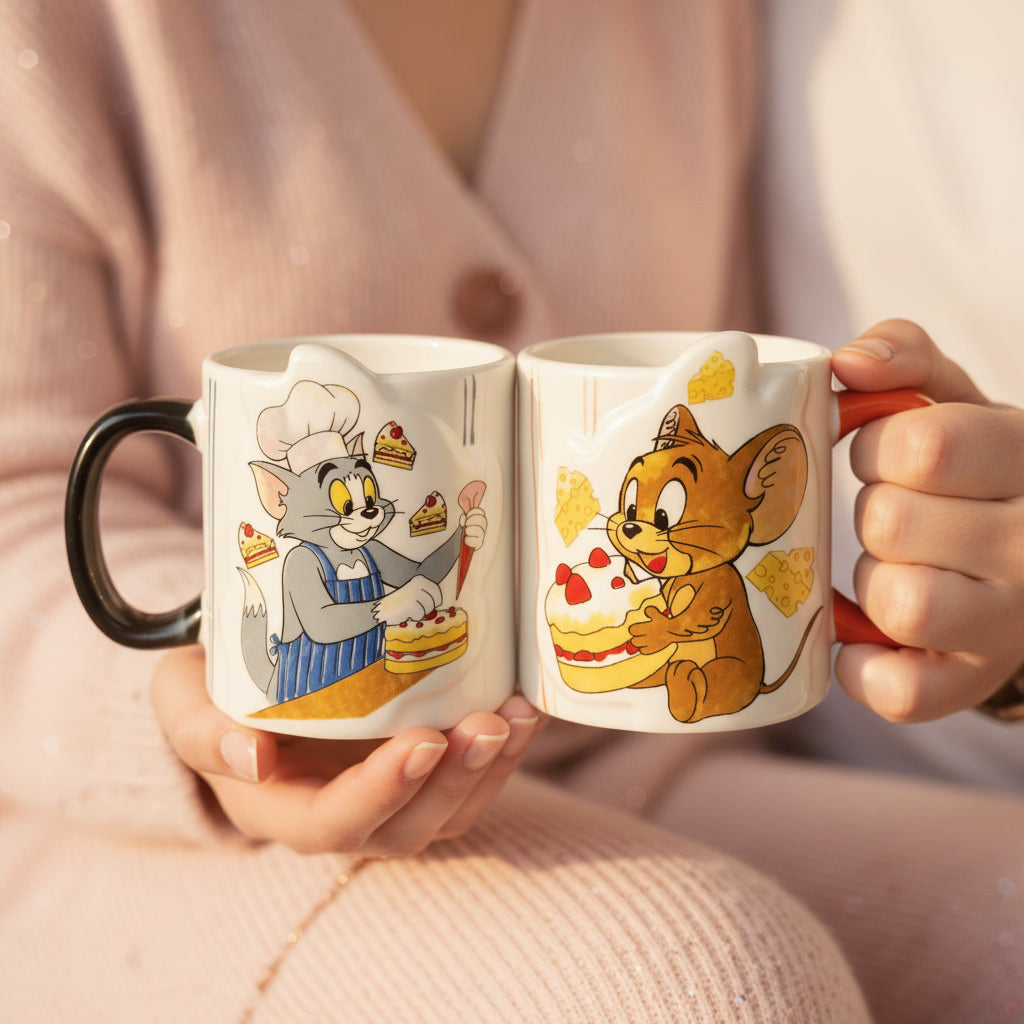 Tom & Jerry Sweet Love Mugs🧀❤️