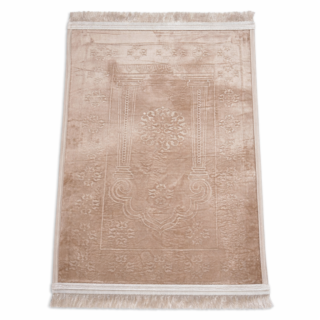 Warm Beige Classic Prayer Mat - Givana