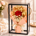 Mini Peach Red Luxury Bloom Box🌹