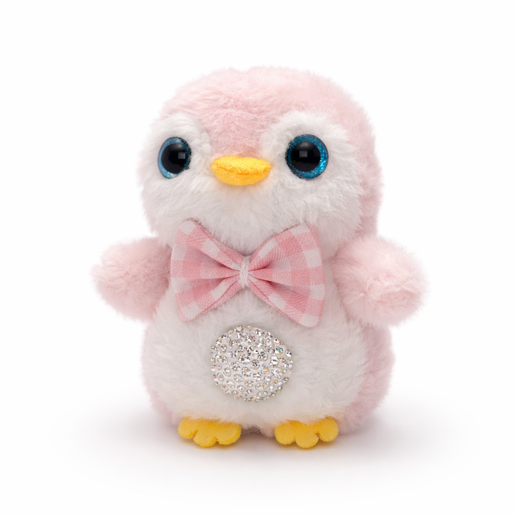 Colorful Givana Cuddle Penguin Squad plush toy in four adorable colors, featuring soft fabric and cute penguin design.