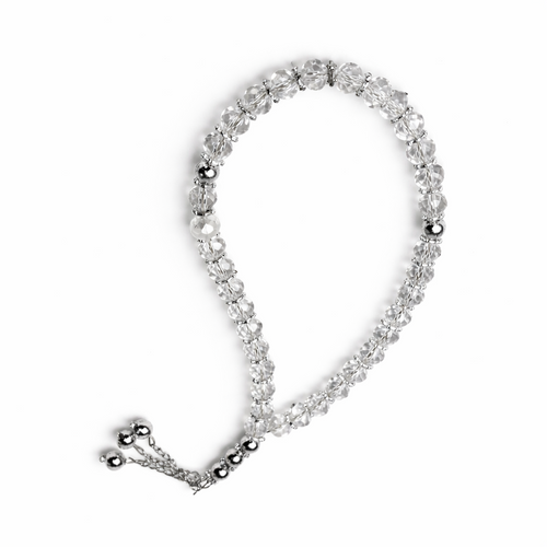 Classic Prayer Beads (Subha) – Crystal Edition ✨