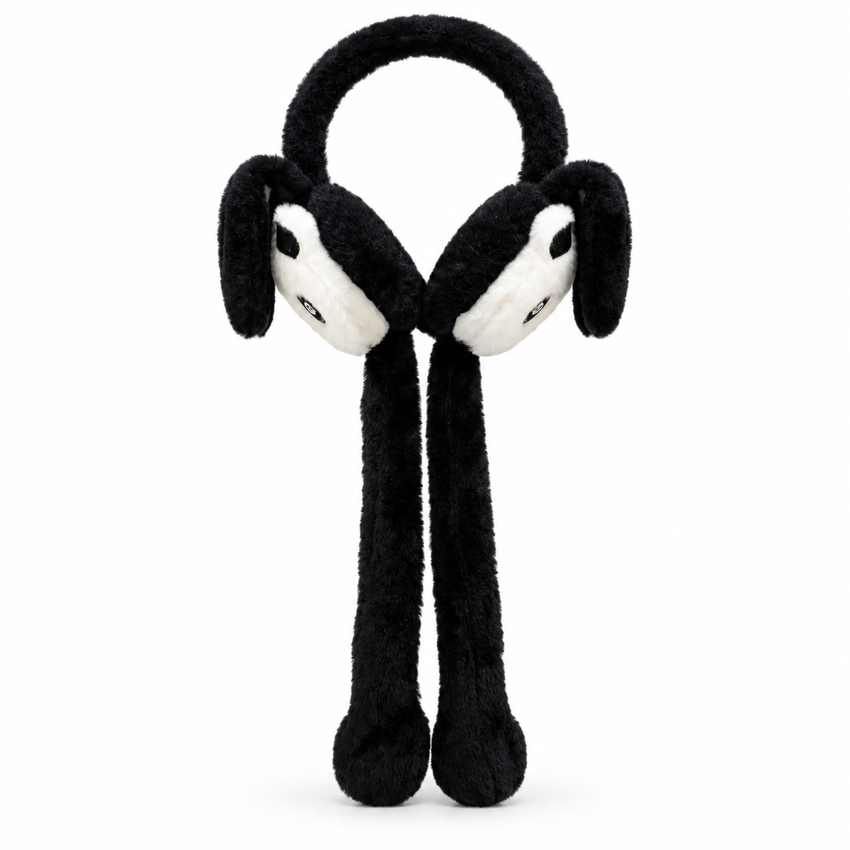 Panda Moving Ears Plush Earmuffs