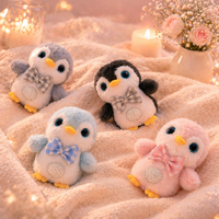 Colorful Givana Cuddle Penguin Squad plush toys in four adorable shades, featuring soft fabric and cute penguin design.