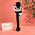Panda Moving Ears Plush Earmuffs