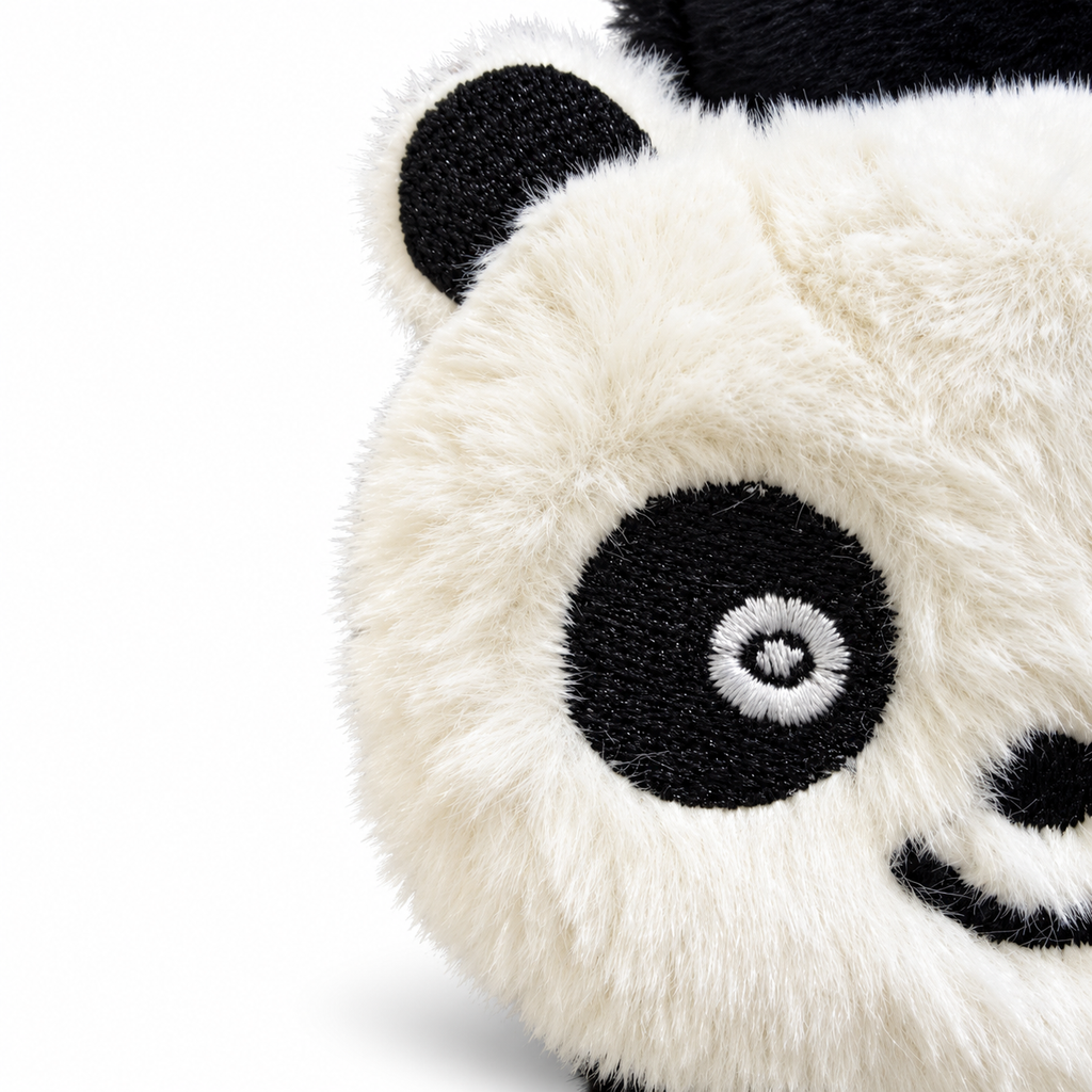 Panda Moving Ears Plush Earmuffs