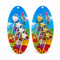 Birthday Heart & Star Cake Topper Set – Available in Multiple Colors